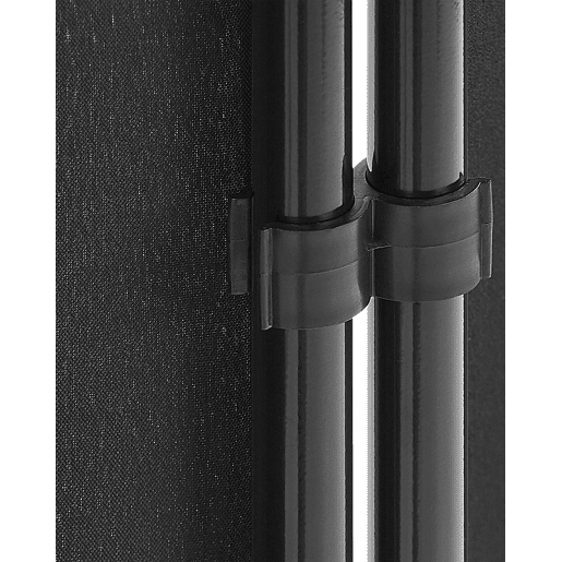 Biombo com 5 painéis NARNI Preto 267 cm 170 cm
