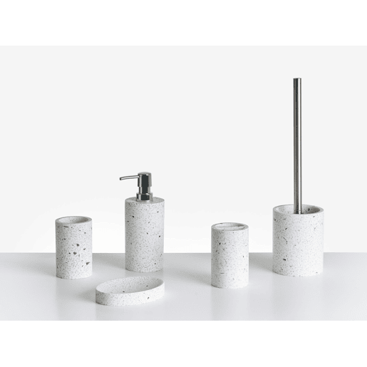 Conjunto de 5 acessórios para a casa de banho PERENE Terrazzo