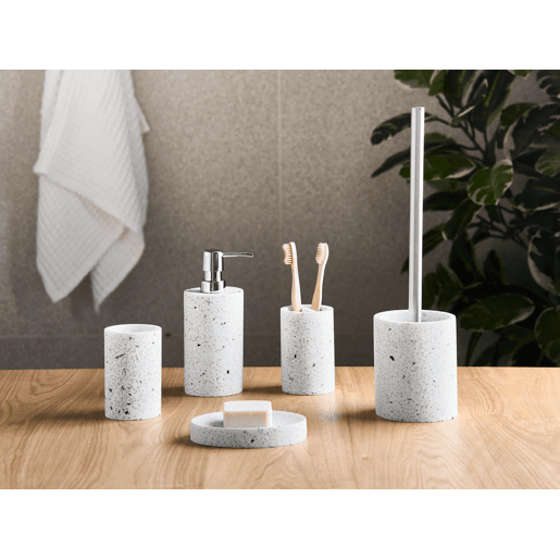 Conjunto de 5 acessórios para a casa de banho PERENE Terrazzo