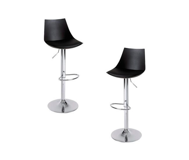 Pack 2 taburetes nery - negro