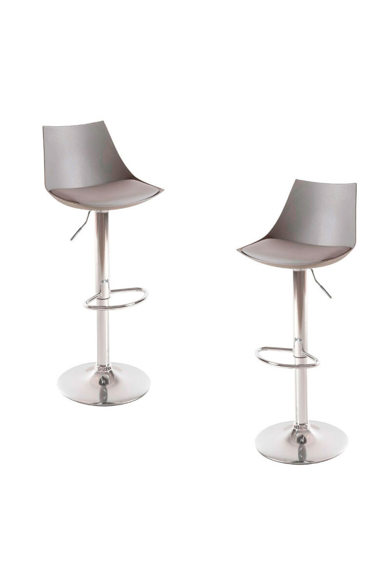 Pack 2 taburetes nery - gris claro