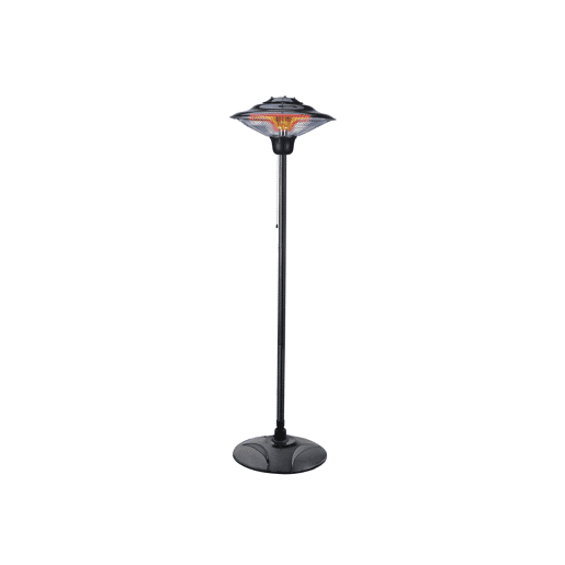 Fogão de pé de chão tipo lâmpada de halogéneo para exterior. 1500w. Emite calor a 365º. Controlo mecânico