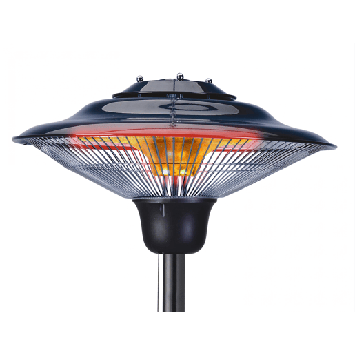 Fogão de pé de chão tipo lâmpada de halogéneo para exterior. 1500w. Emite calor a 365º. Controlo mecânico