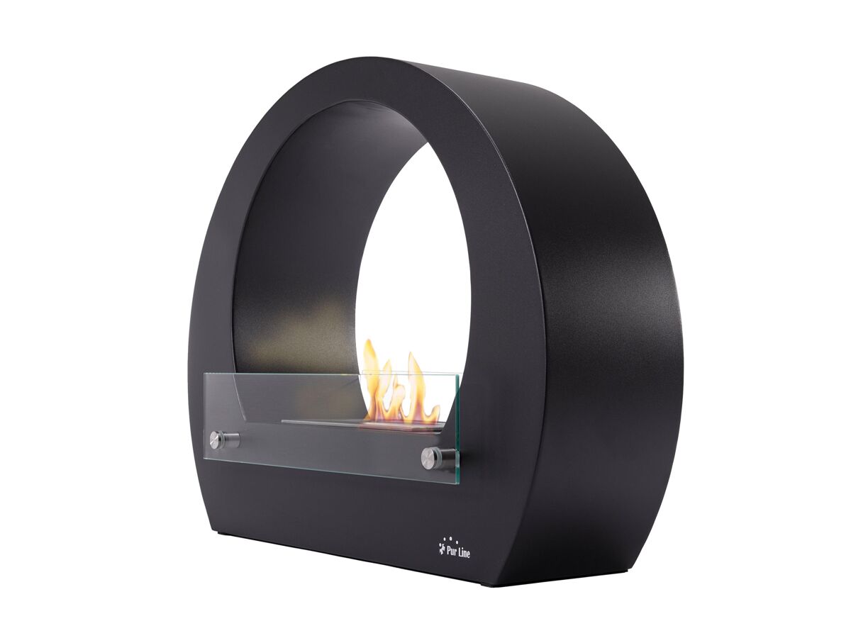Chimenea de etanol de acero con llama regulable