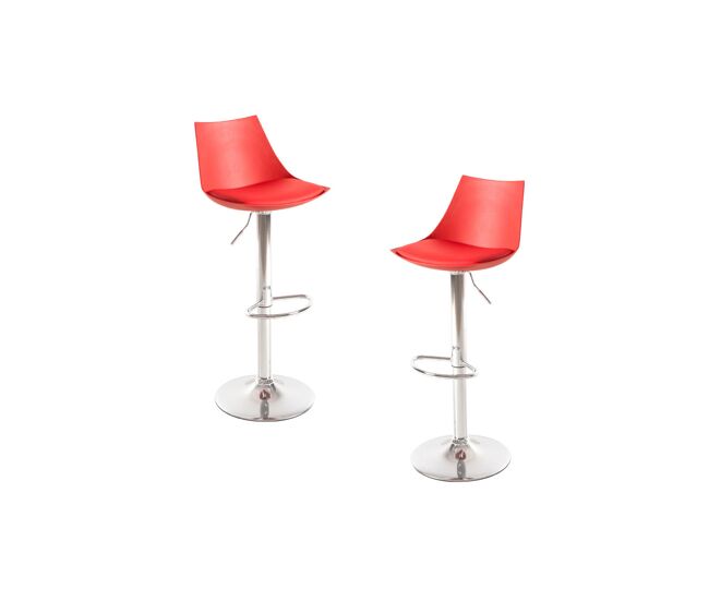 Pack 2 taburetes nery - rojo