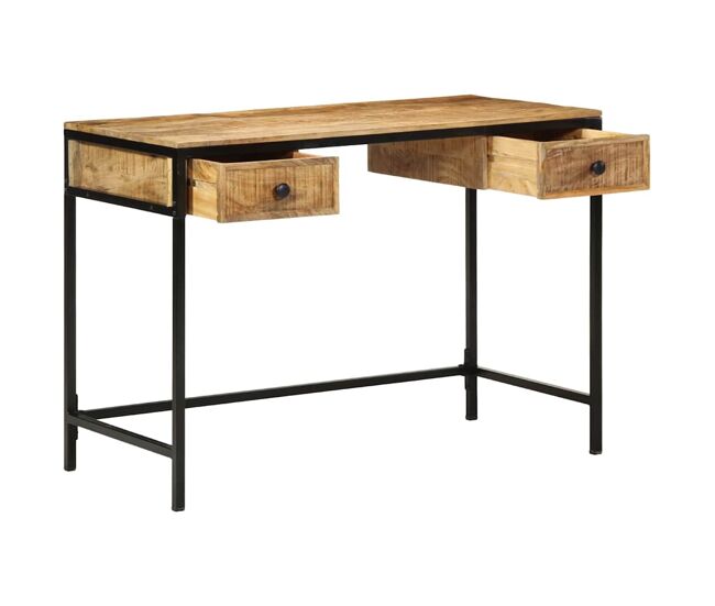 Escritorio - mesa de ordenador 105x50x75 cm madera maciza de mango