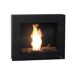 Chimenea de etanol con leños decorativos Chimenea de etanol con leños decorativos Negro