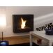 Chimenea de etanol con leños decorativos Chimenea de etanol con leños decorativos Negro