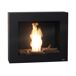 Chimenea de etanol con leños decorativos Chimenea de etanol con leños decorativos Negro