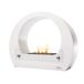 Chimenea de etanol de acero con llama regulable Chimenea de etanol de acero con llama regulable Blanco