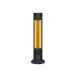 Calefactor halógeno 2000W con mando a distancia Calefactor halógeno 2000W con mando a distancia Negro