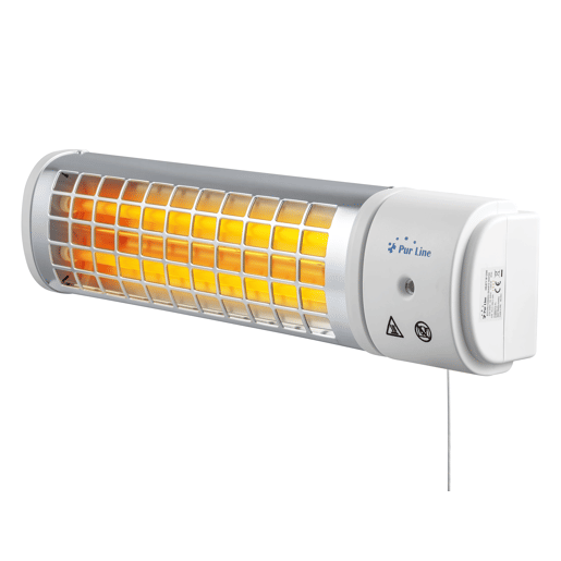 Aquecedor de quartzo de halogéneo IPX4
