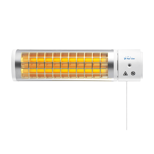Aquecedor de quartzo de halogéneo IPX4
