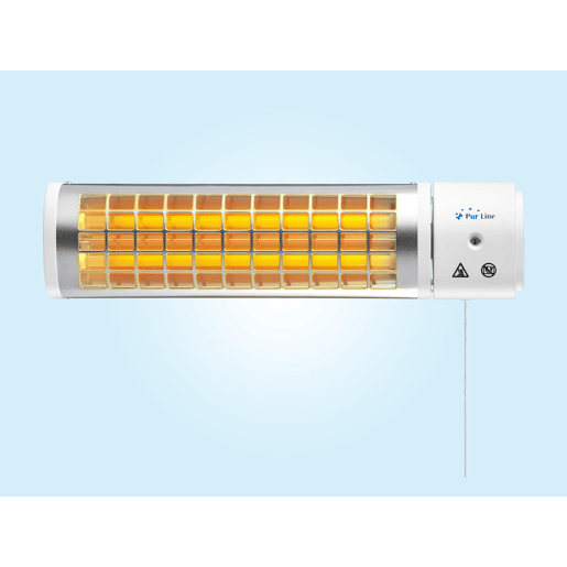 Aquecedor de quartzo de halogéneo IPX4