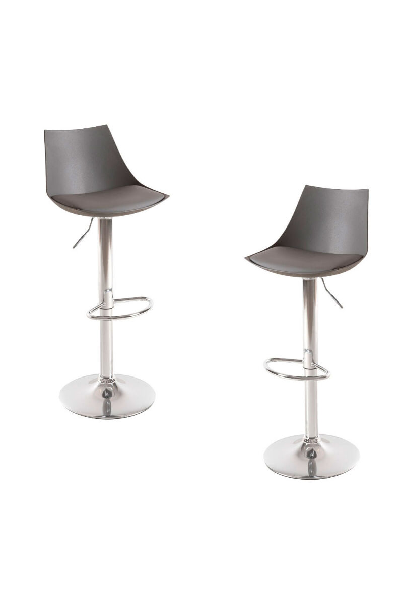 Pack 2 taburetes nery - gris oscuro
