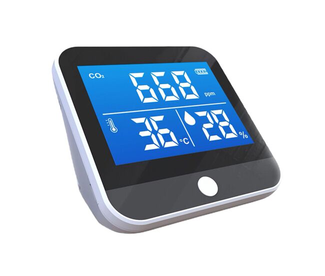 Estación meteorológica con detector de co2. pantalla táctil y 3 velocidades. tiene modo auto de forma que puede programar su velocidad en función de la calidad del aire.