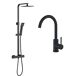AICA columna de duchas y grifos de cocina AICA columna de duchas y grifos de cocina Negro