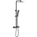 AICA Columna de Ducha Termostática| Alcachofa|Sistema de Ducha AICA Columna de Ducha Termostática| Alcachofa|Sistema de Ducha Negro
