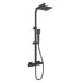 AICA Columna de Ducha Termostática| Alcachofa|Sistema de Ducha AICA Columna de Ducha Termostática| Alcachofa|Sistema de Ducha Negro