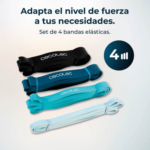 Cecotec Fita elástica DrumFit Power Band Set Cecotec Fita elástica DrumFit Power Band Set