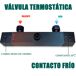 AICA 2 columnas de ducha termostáticos con columna ajustable AICA 2 columnas de ducha termostáticos con columna ajustable Negro