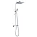 Columna de Ducha Termostática AICA, Alcachofa + Rociador Superior Columna de Ducha Termostática AICA, Alcachofa + Rociador Superior Cromo
