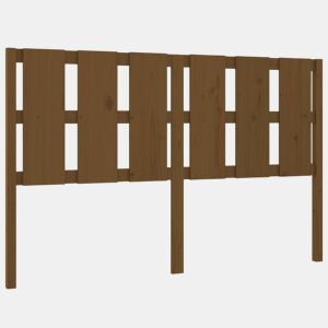 Cabeceira - Cabeceira de cama 155,5x4x100 cm pinho maciço castanho mel