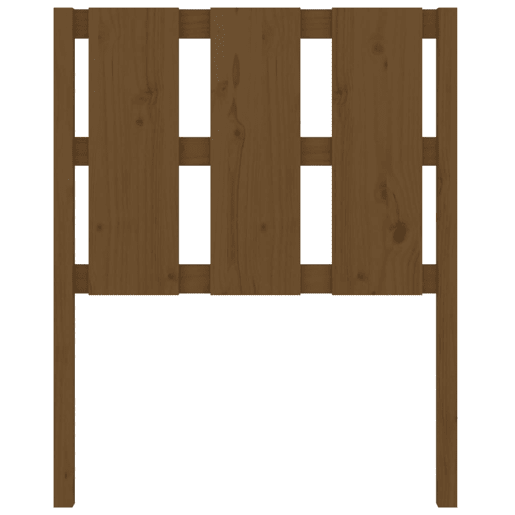 Cabeceira - Cabeceira de cama 80,5x4x100 cm pinho maciço castanho mel