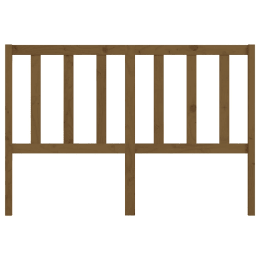 Cabeceira - Cabeceira de cama 146x4x100 cm pinho maciço castanho mel
