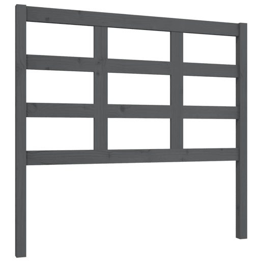 Cabeceira - Cabeceira de cama 105,5x4x100 cm pinho maciço cinzento