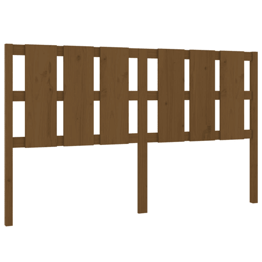 Cabeceira - Cabeceira de cama 165,5x4x100 cm pinho maciço castanho mel