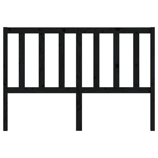 Cabeceira - Cabeceira de cama 146x4x100 cm pinho maciço preto