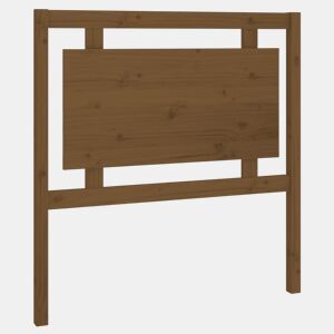 Cabeceira - Cabeceira de cama 95,5x4x100 cm pinho maciço castanho mel