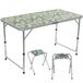 Set de Mesa y 4 Sillas Plegables y Portátil Set de Mesa y 4 Sillas Plegables y Portátil Verde