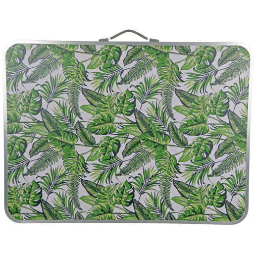 Conjunto de mesa e cadeiras dobráveis e portáteis para campismo (verde)