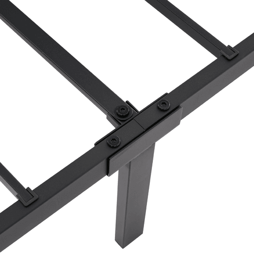 Cama individual 90x200 cm - Cama com função de carregamento USB Tipo C, cabeceira com arrumação, iluminação LED e gavetas - Cinza