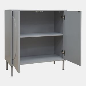 Aparador Holea com 2 portas MDF 75x70x34cm - Cinzento en.casa