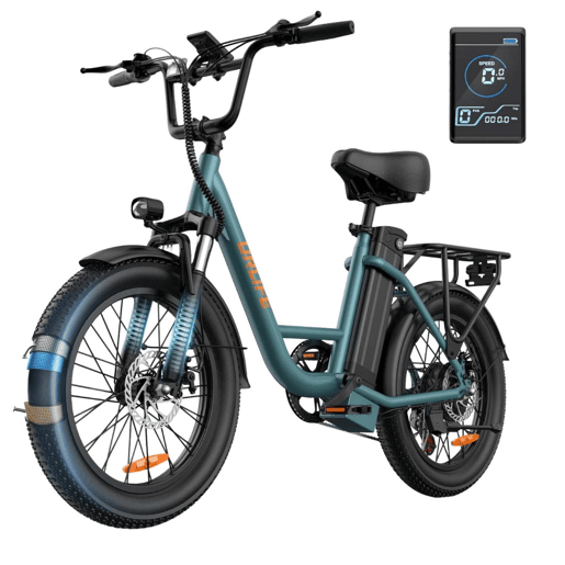 E-bike URLIFE E20 - Motor 250W Bateria 48V 13Ah Pneus de 20 Polegadas Freio a Disco - Verde E-bike URLIFE E20 - Motor 250W Bateria 48V 13Ah Pneus de 20 Polegadas Freio a Disco - Verde