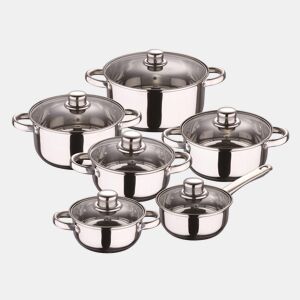 Conjunto de panelas Well Home de 12 peças com base de indução