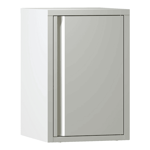 Armário de parede Burlöv 50x33x35 cm aço Branco en.casa