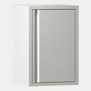 Armário de parede Burlöv 50x33x35 cm aço Branco en.casa