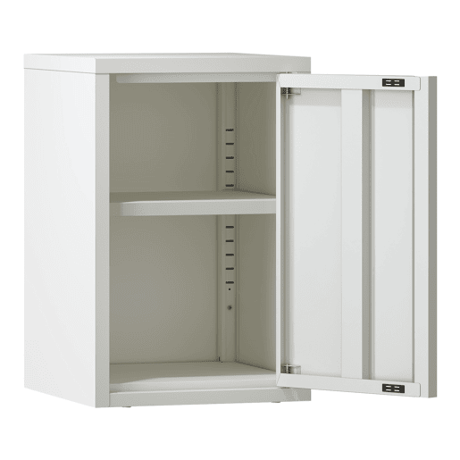 Armário de parede Burlöv 50x33x35 cm aço Branco en.casa