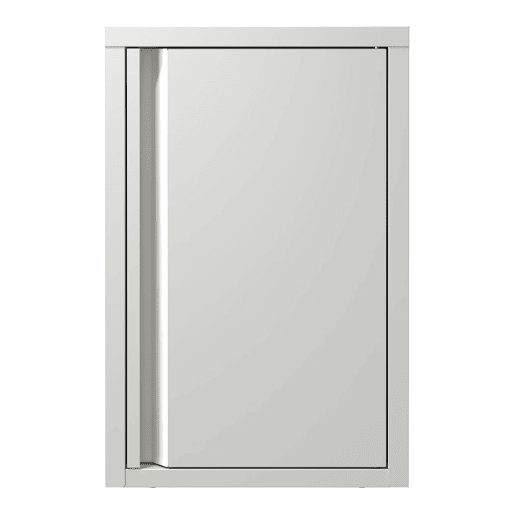 Armário de parede Burlöv 50x33x35 cm aço Branco en.casa