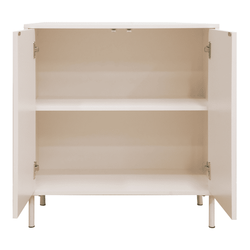 Aparador Holea com 2 portas MDF 75x70x34cm - Bege en.casa