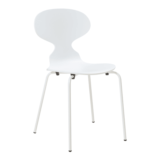 Conjunto de 4 cadeiras de jantar Kil 80x47x48cm Branco en.casa