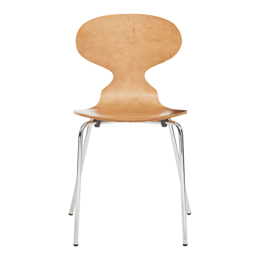 Conjunto de 4 cadeiras de jantar Kil 80x47x48cm NogueiraCromo en.casa