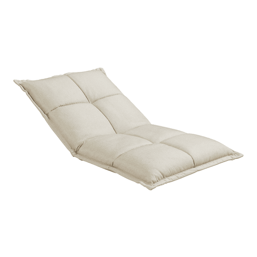 Cadeira de chão Deinze com estrutura metálica Regulável 52 x 50 cm - Bege en.casa