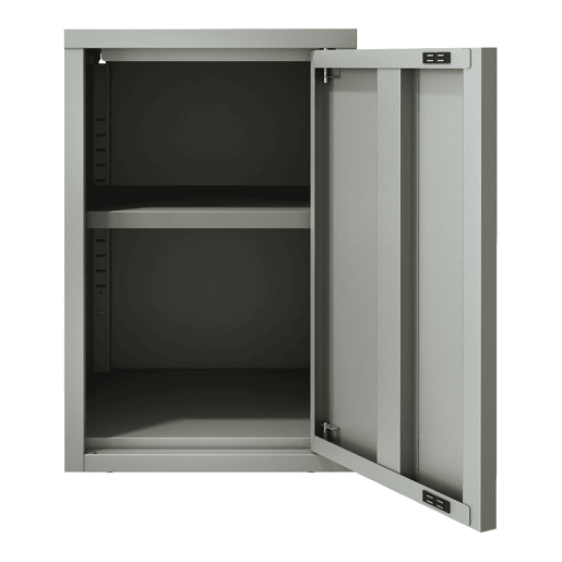 Armário de parede Burlöv 50x33x35 cm aço Cinzento en.casa