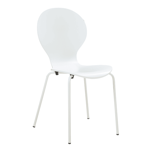 Conjunto de 4 cadeiras de jantar Etne - Branco en.casa