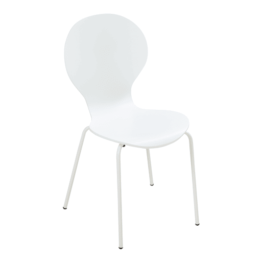 Conjunto de 4 cadeiras de jantar Etne - Branco en.casa